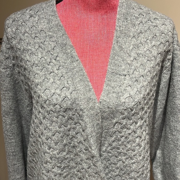 26/28 Lane Bryant Long open sweater cardigan - Picture 2 of 8